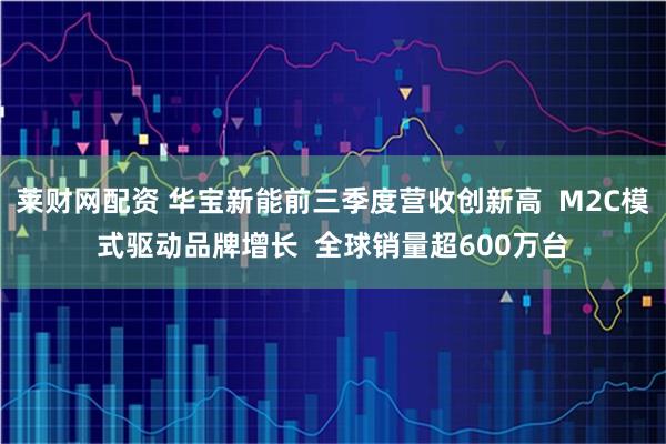 莱财网配资 华宝新能前三季度营收创新高  M2C模式驱动品牌增长  全球销量超600万台